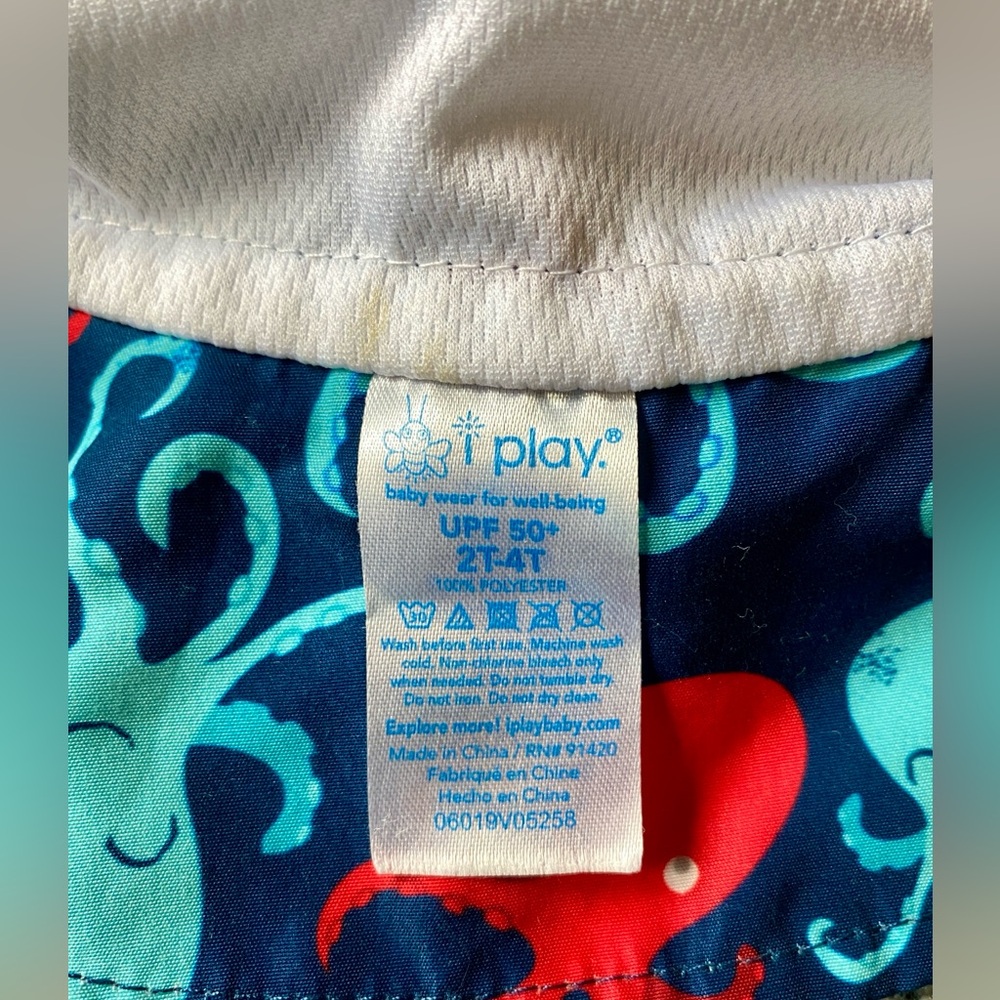 Toddler Boys Bucket Hat - Octopus 🐙 design - 2T-4T - Picture 8 of 9